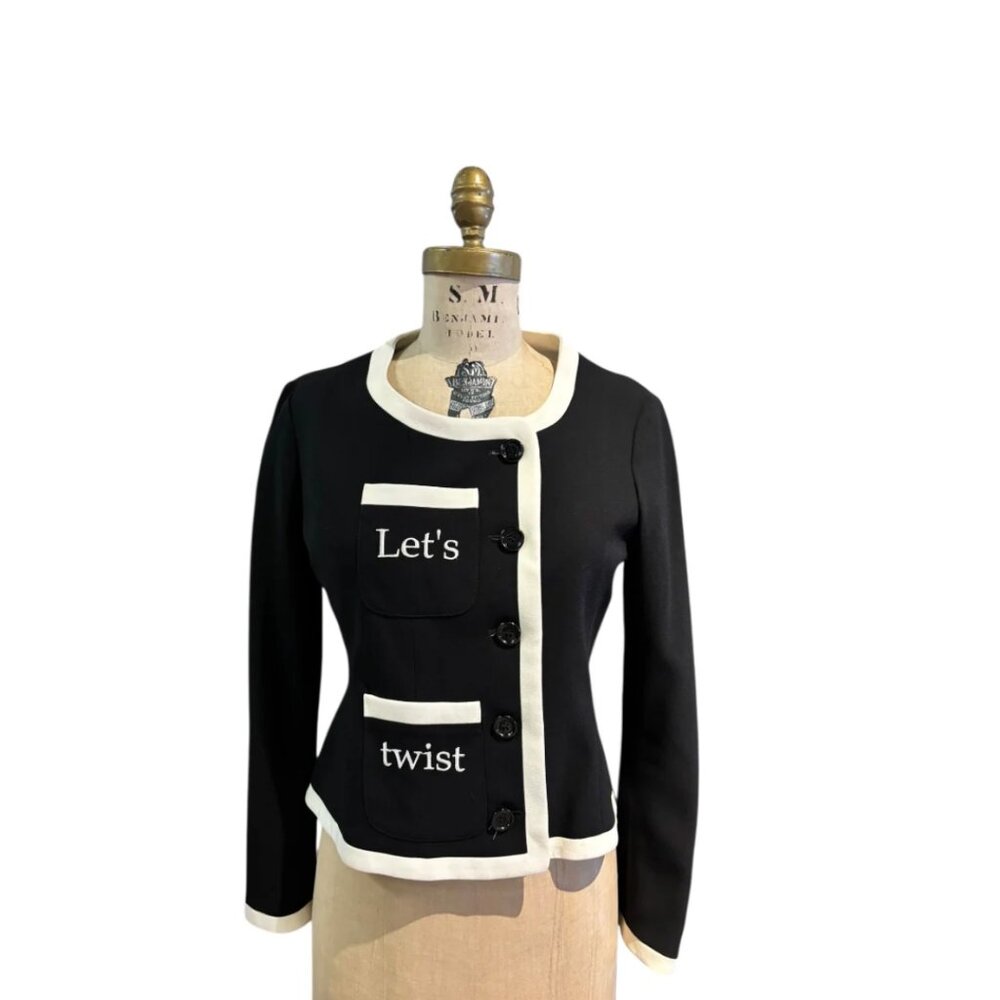 Moschino Black Jacket, Small